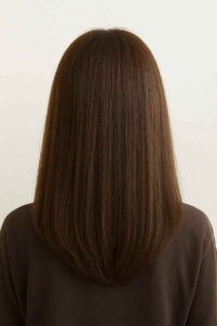 ブリーチなしのライトブラウン（ナチュラルな栗色）